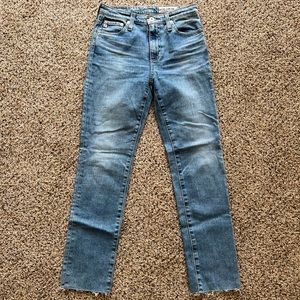 Adriano Goldschmied, The Isabelle high-rise straight crop jeans, size 25 R
